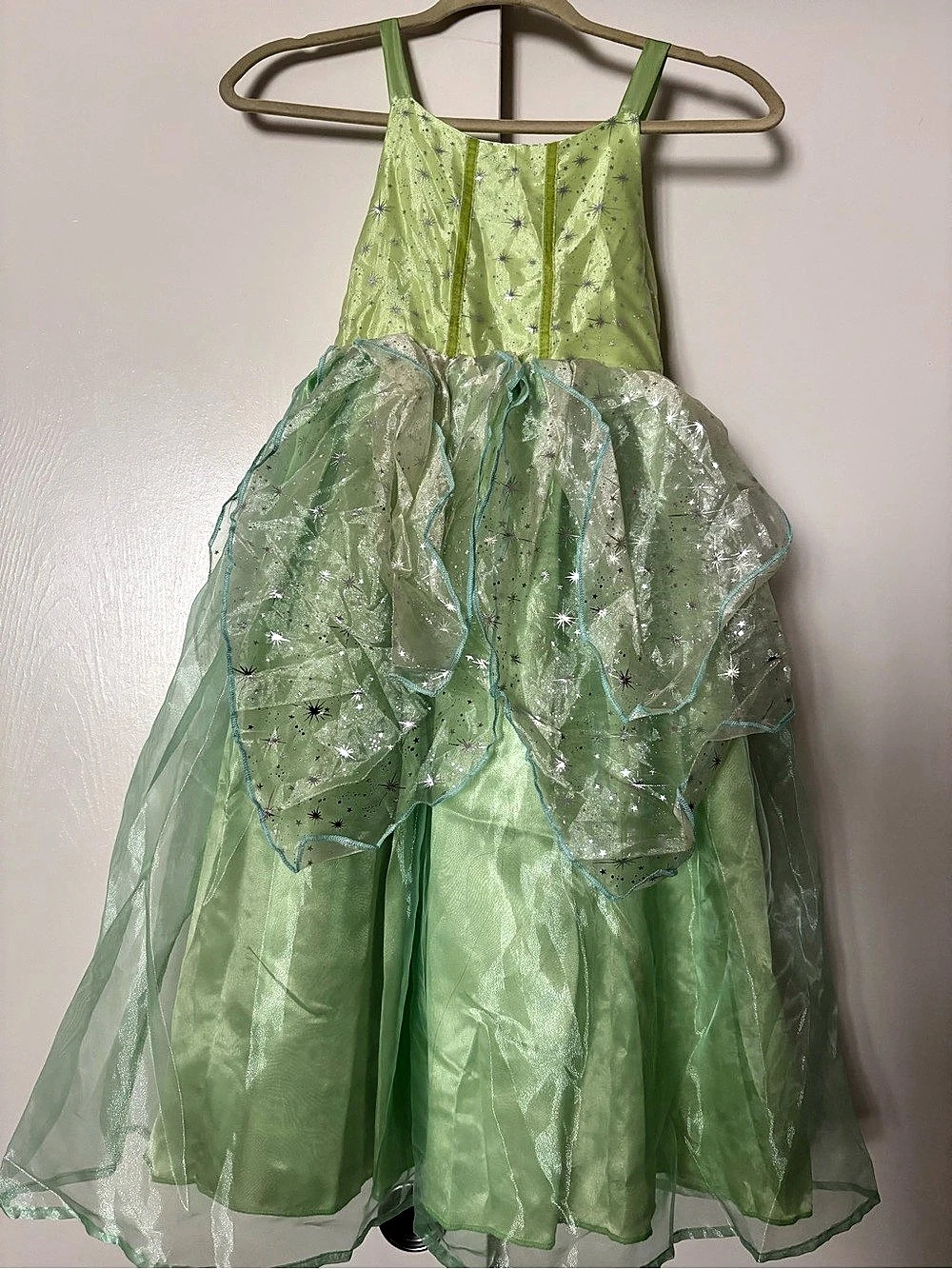 Kids Green Fairy Costume with Light-Up Wings